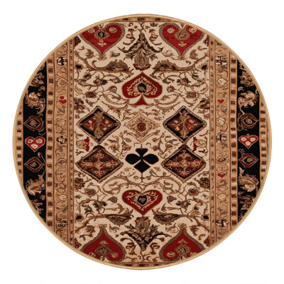 Tapis brun français lavable à la machine