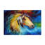 Duniya «Blue Thunder War Pony», reproduction de peinture acrylique sur toile tendue-29764100