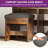  19 Pairs Shoe Storage Cabinet, 71" Tall Shoe Rack With Open Storage-146815603