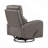 1Pc Glider Recliner Chair With Swivel Motion Leather Upholstery Luxury Comfort Solid Wood Living Room Furniture