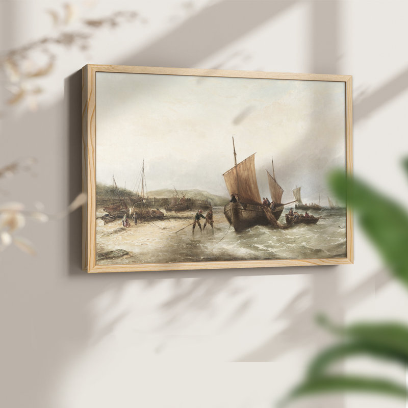 Vintage Nauticals - XLVII - Reproduction encadrée - Restickable, H 8 po x l 10 po, Naturel