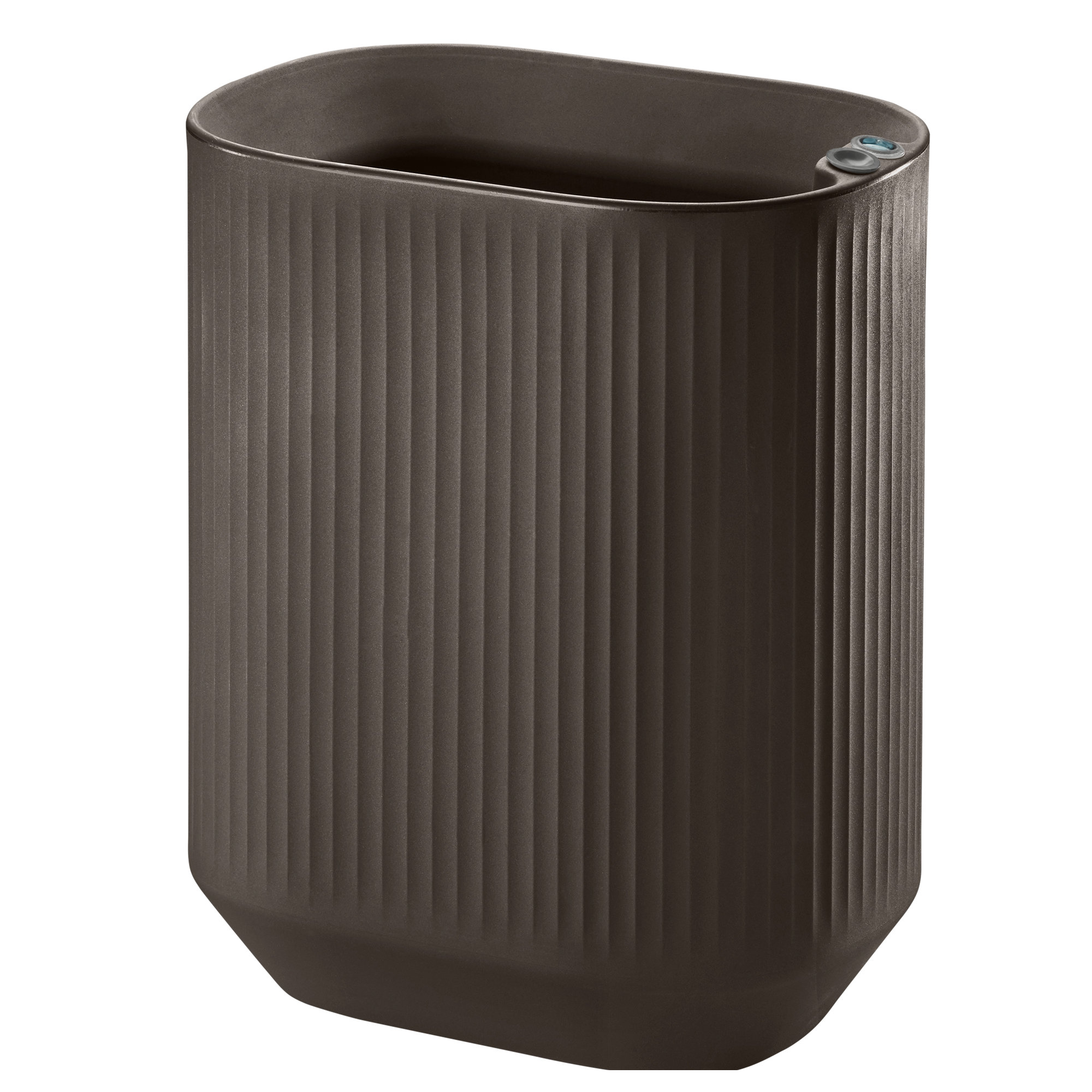 Mod Self Watering Plant Box, Bark, 20" x 14" x 24"H - Narrow