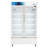 47 in. Commercial 2-Glass Door Merchandiser Refrigerator, 29 cu. ft. in White (KM-MDR-2GD-47)