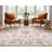 Blossom Medallion Plush Area Rug – Soft Floral Accent with Non-Slip Backing-170640565