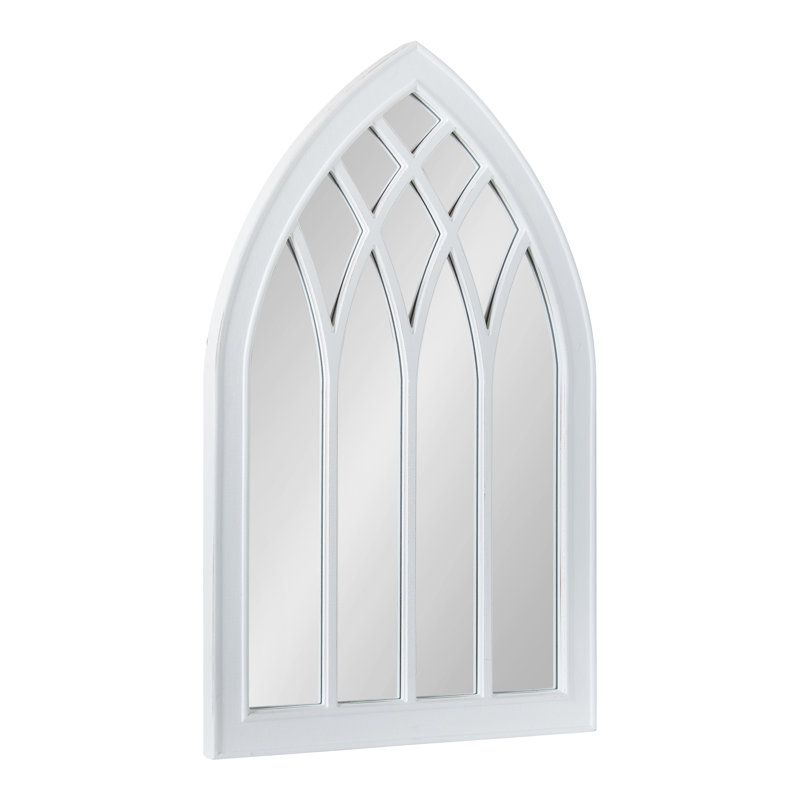 Escalona Engineered Wood Flat Mirror, 36" x 24", White