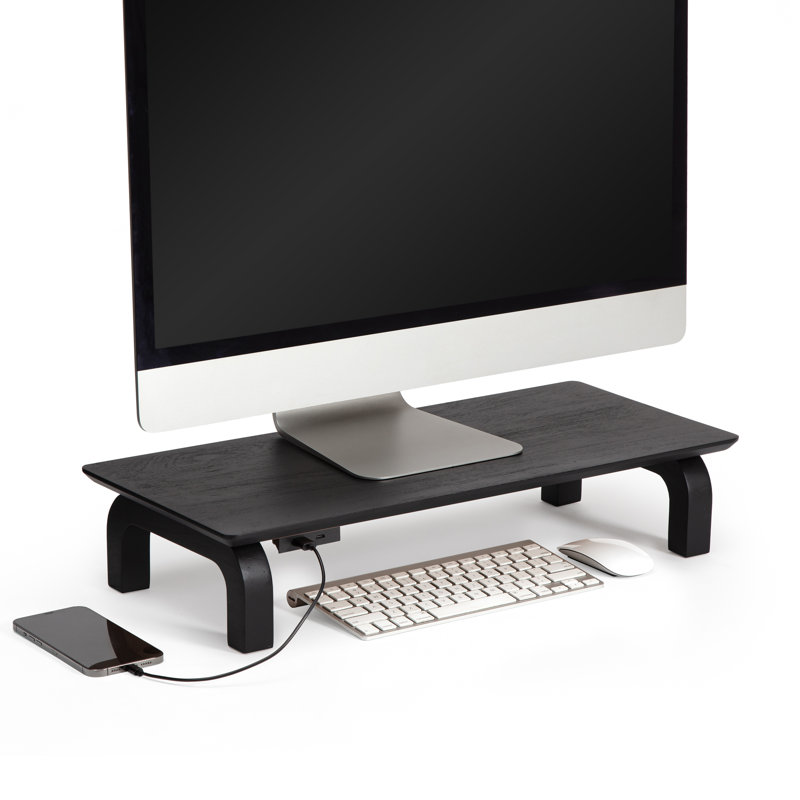 Support pour écran Brynsley, 24 pouces, Noir