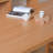 Burlywood Rectangular Solid Wood Dining Table-108929080