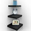 Tablette de coin 3 pièces Suad-111237337