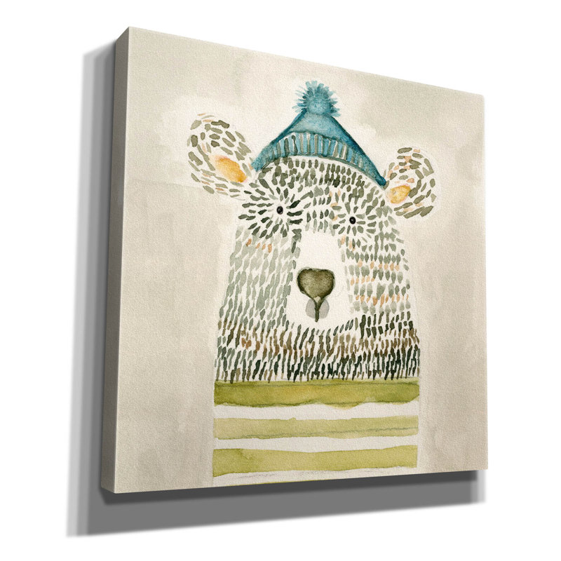 «Chester Bear» par Natalie Timbrook, H 12 po x l 12 po x P 0,75 po