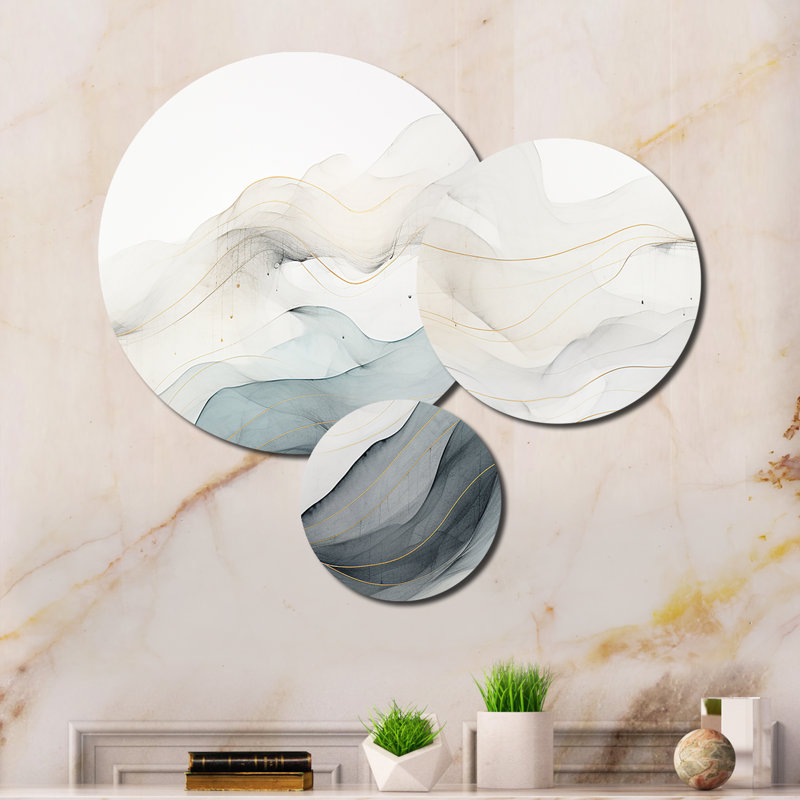Abstract Wall Decor on Metal
