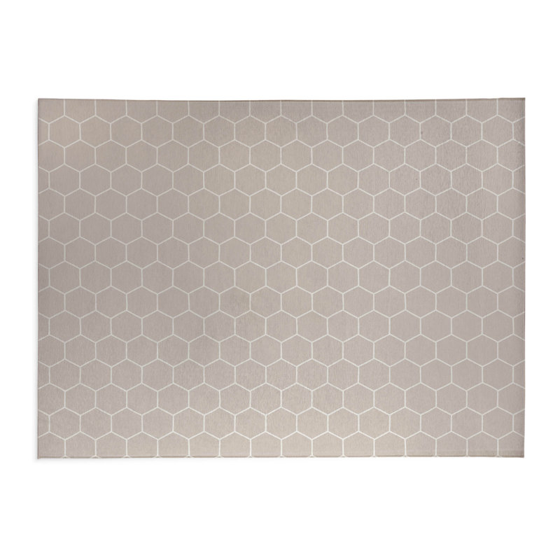 Comb Non-Slip Outdoor Rug, Rectangle 5' x 7'