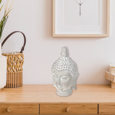 Figurine d'extérieur petite tête de bouddha