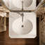 Lavabo de salle de bain à piédestal rectangulaire 24 po By Studio McGee-128974274-128974276