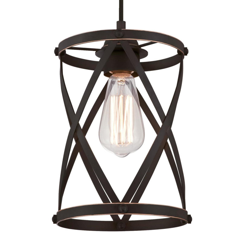 Gingerich 1 - Light Single Pendant, Oil Rubbed Bronze