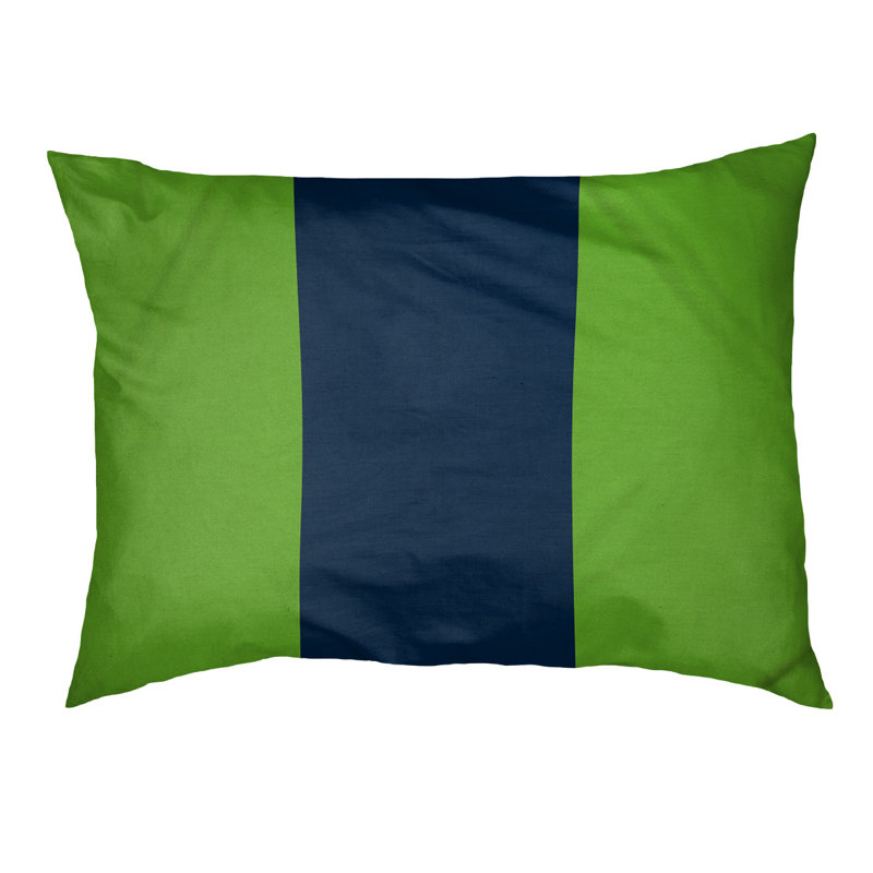 Coussin Atlanta, Grand (l 50 po x P 40 po x H 7 po), Green/Blue