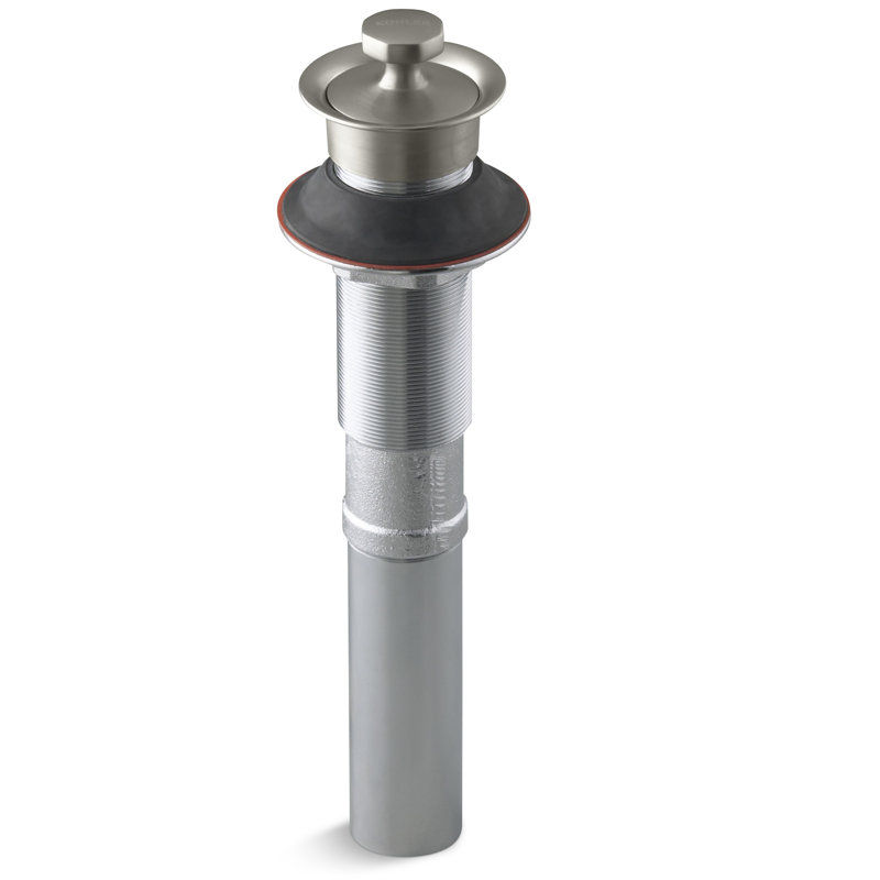 1.25" Lift and turn Tub Drain, Vibrant Brushed Nickel, Without Overflow