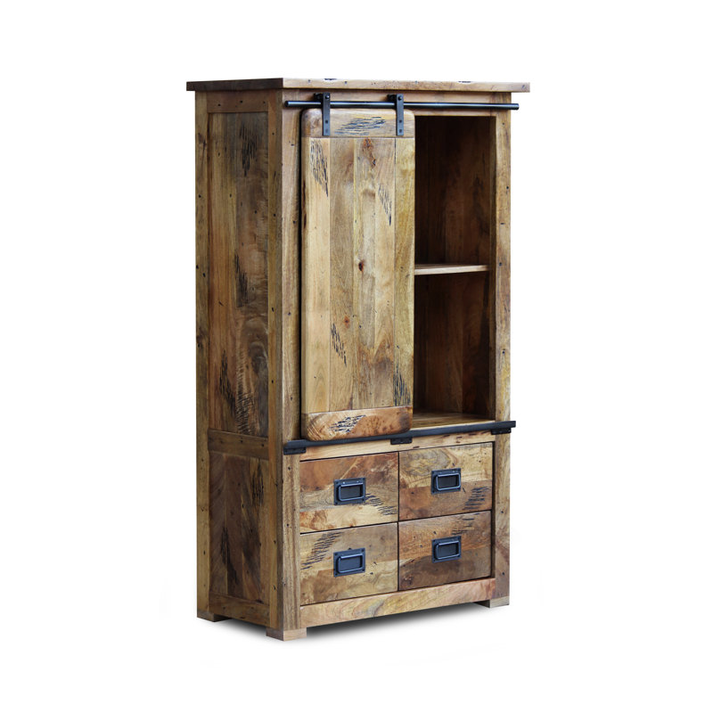 Ruckman 90cm Solid Wood Sideboard