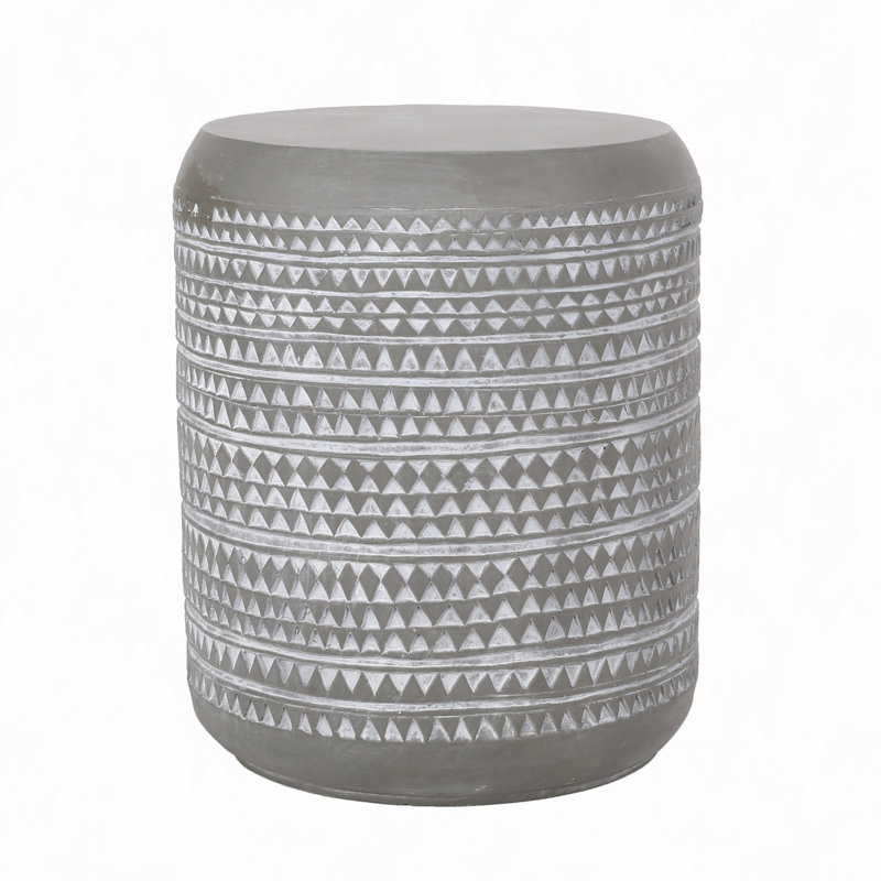Outdoor Lightweight Concrete Side Table