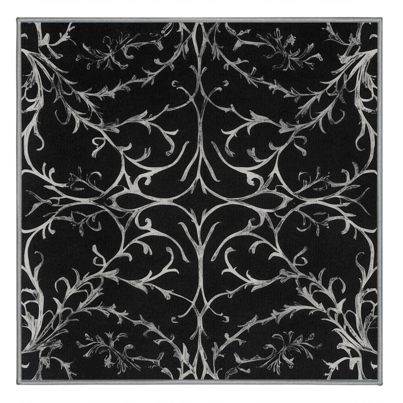 Tapis Smoky Petals, Carré 6 pi