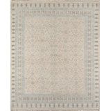 Concord Wool Oriental Area Rug in Blue/Ivory