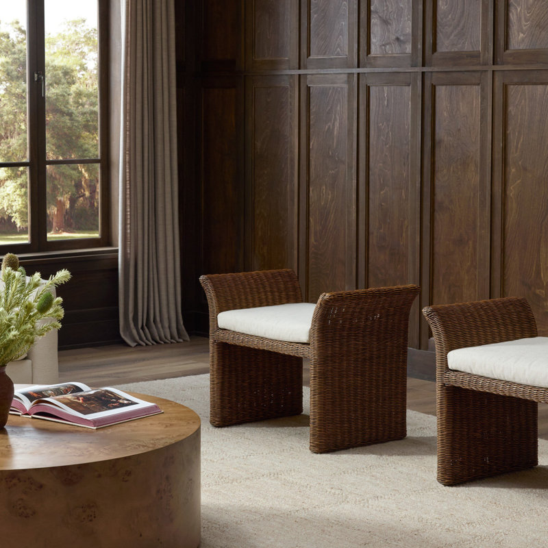 Fiora Upholstered Accent Stool