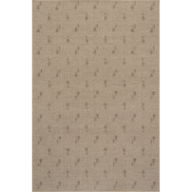 Tapis floral lavable doux Nate Berkus Flora, Rectangle 6 pi x 9 pi