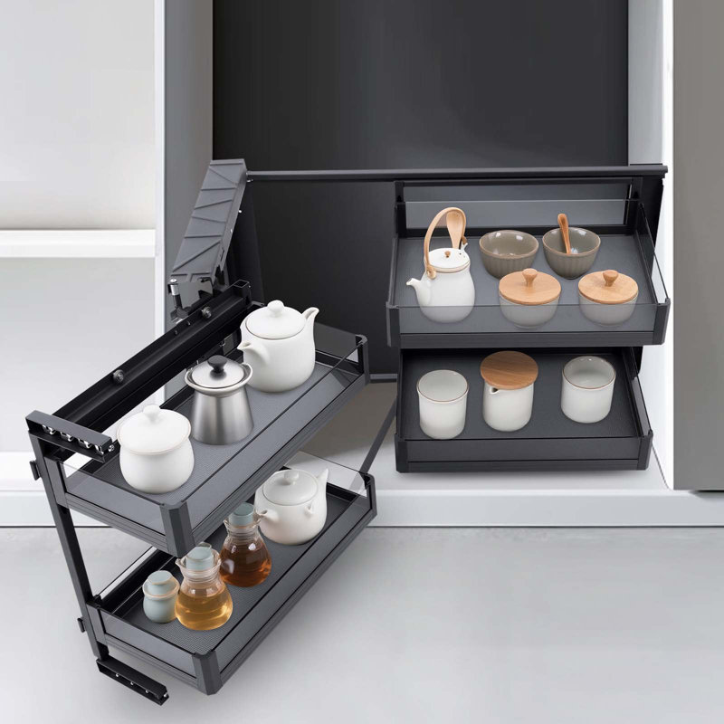 21X34x18" Corner Cabinet Pull Out Organizer