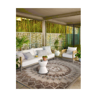 Tapis tissé à motif géométrique Creative