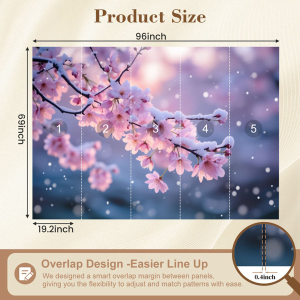 Red Barrel Studio Peel and Stick Wallpaper 144" W x 100" H Modern Self ...