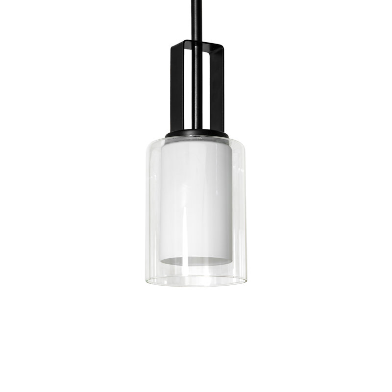 Luminaire suspendu cylindrique à 1 lumière Caoilainn