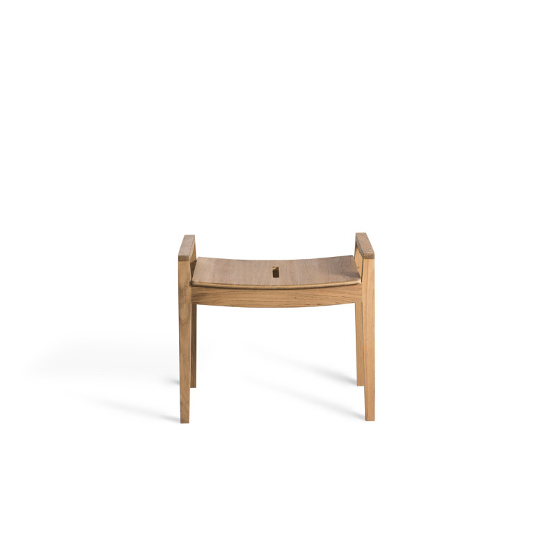 Diuna Teak Patio Bar Stool, No cushion
