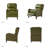 Beecher Traditional 28.75" Wide Genuine Leather Manual Club Recliner with Solid Wood Legs-450924352