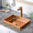 Dawn USA 13.375'' Rose Gold Stainless Steel Rectangular Bathroom Sink