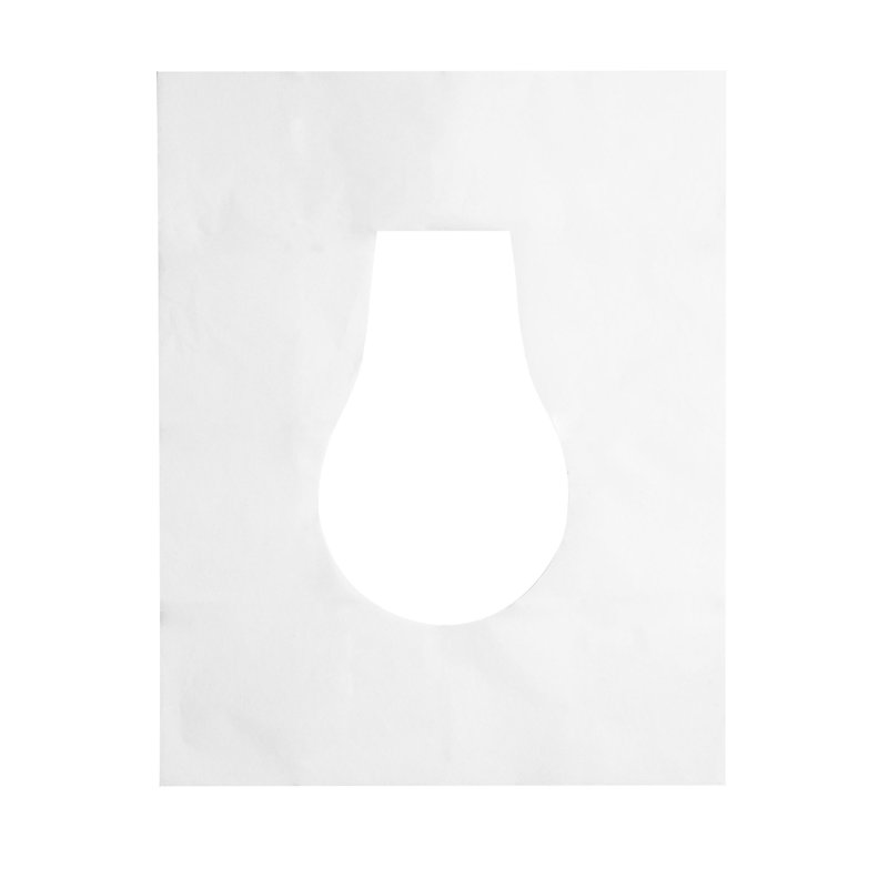 Portable White Disposable Toilet Seat Covers