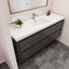 Ensemble de meuble-lavabo simple mural 60 po Azden-1938977410