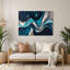 «Lyrical Abstraction 82», art mural en métal gris-1707592847