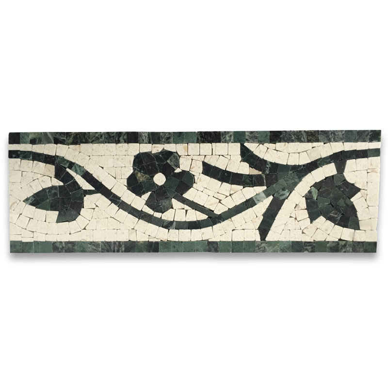 4" x 12" Marble Mosaic Wall & Floor Tile