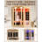 30A Cord 110-120V 3 Person Luxurious Far Infrared Sauna For Home Spa, Low Emf Wooden Dry Sauna Room With Bluetooth Speakers, Lcd Control Panel, Tempered Glass Door, 7 Colors Lighting, 74.76"X80.76"X26.04"