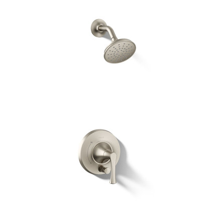 Ensemble de garniture de douche Buckley Rite-Temp avec inverseur à bouton-poussoir, 1,75 gal / min