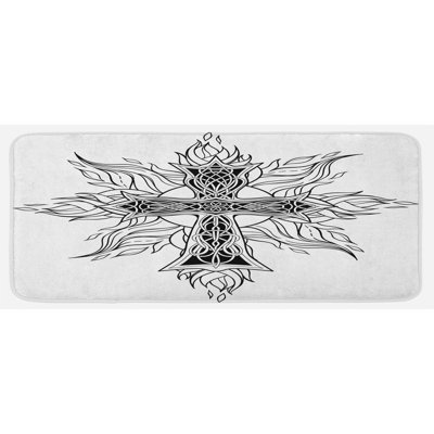 Traditional Polyester Kitchen Mat