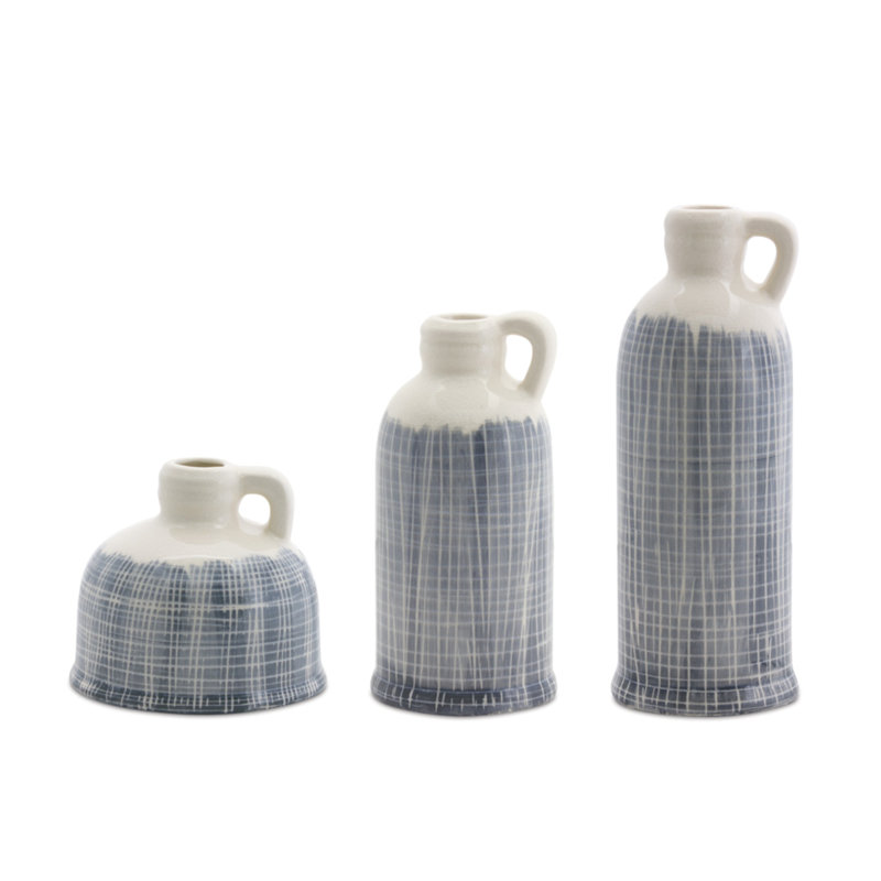 Merryville Table Vase - Set of 3, Gray