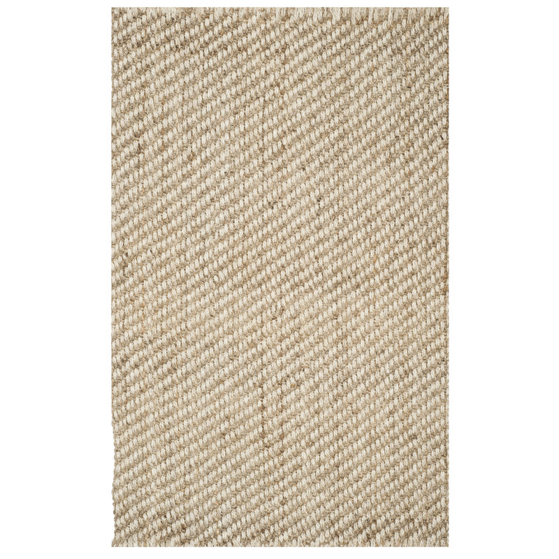 Tapis brun en jute / sisal Erroll, Rectangle 6 pi x 9 pi