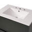 Meuble-lavabo moderne avec lavabo en céramique et tiroirs pleine extension, parfait pour les salles de bain élégantes et fonctionnelles.-117168488