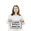 Enseigne en plastique 8 po x 12 po Cat Mom