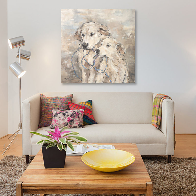 « family », reproduction sur toile, H 37 po x l 37 po x P 1,5 po, Pas de tapis, Toile tendue