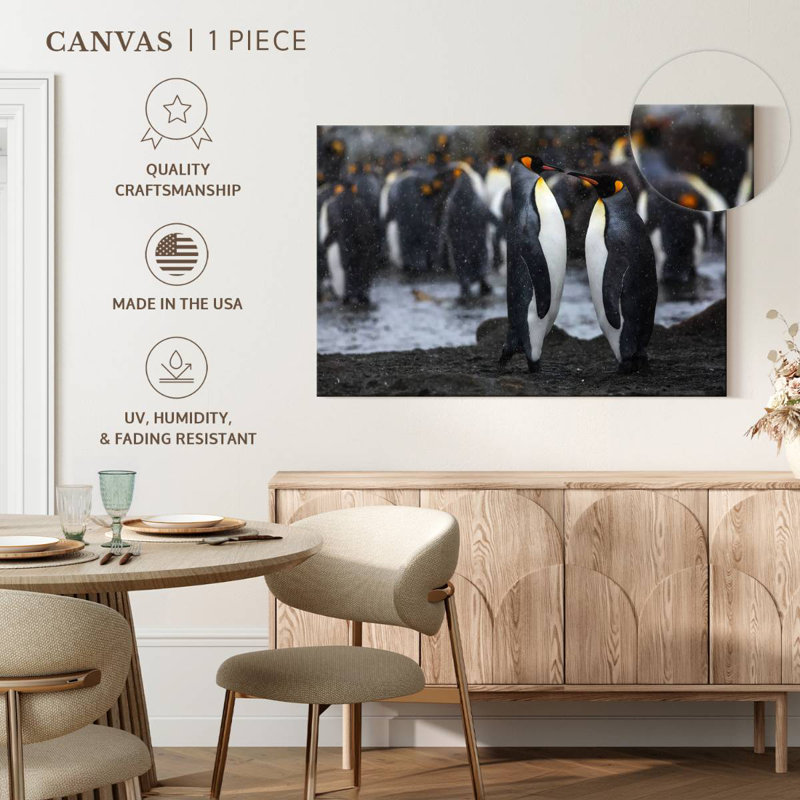 Brampt Penguin Romance, 32" H x 48" W