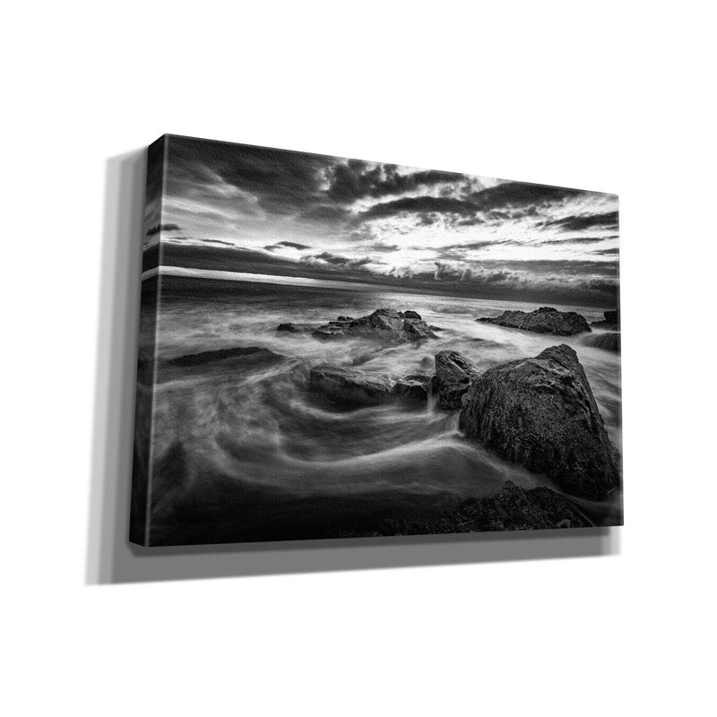 «Swirling Tides» par Rick Berk, art mural sur toile, H 18 po x l 26 po x P 0,75 po
