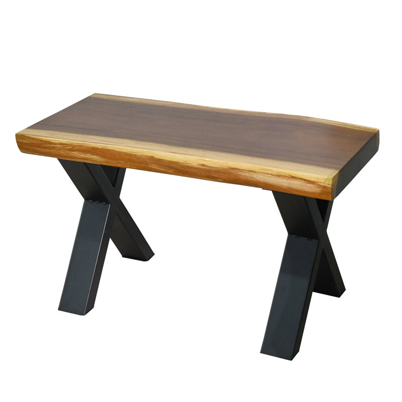 Solid Wood Bench, 45.7cm H x 78.7cm W x 33cm D
