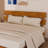 Solid Wood Platform Bed Frame , King Bed Frame With Headboard Included, Mid Century Modern Bed, Caramel-451595210-451595204