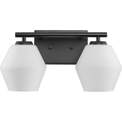 Audryna 2 Light Frosted Dimmable Vanity Light